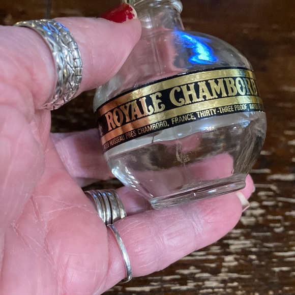 EMPTY fun Collectible small whiskey bottle with crown top - Picture 2 of 9